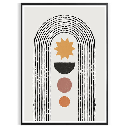 space Boho Abstract Art 10 poster stunning chic wall piece touch elegance room print ideal gift lovers perfect artwork decor