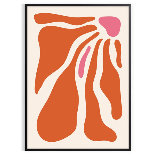 space Framed Boho Wall Art Poster captivating Abstract 19 design stunning home décor piece unique gift artwork vibrant creativity room