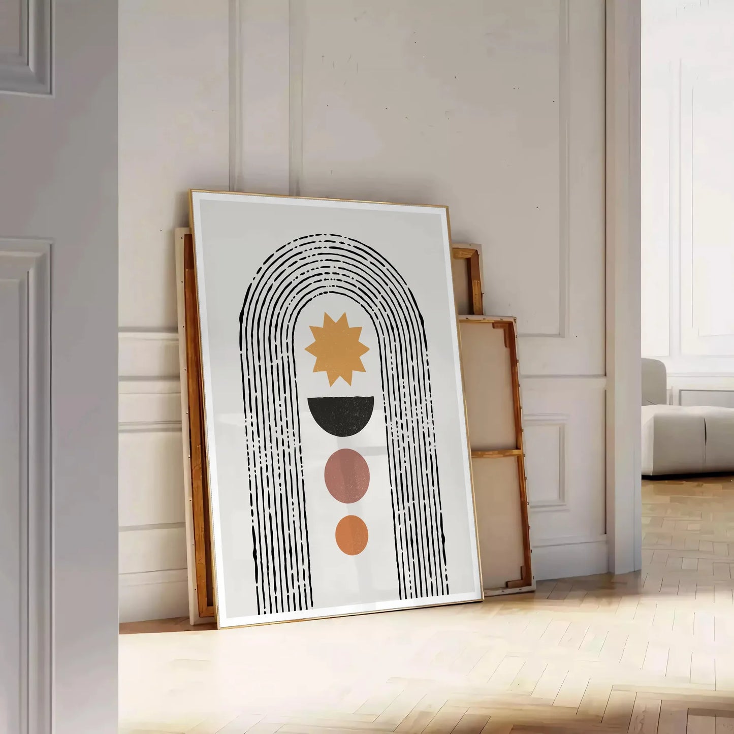space Boho Abstract Art 10 poster stunning chic wall piece touch elegance room print ideal gift lovers perfect artwork decor