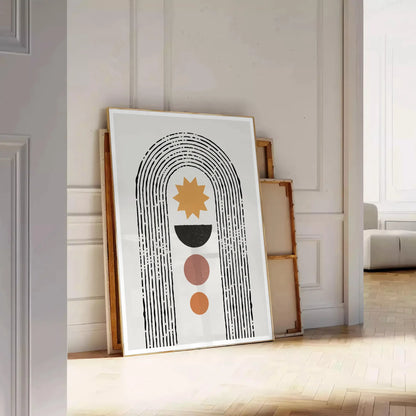 space Boho Abstract Art 10 poster stunning chic wall piece touch elegance room print ideal gift lovers perfect artwork decor