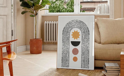 space Boho Abstract Art 10 poster stunning chic wall piece touch elegance room print ideal gift lovers perfect artwork decor