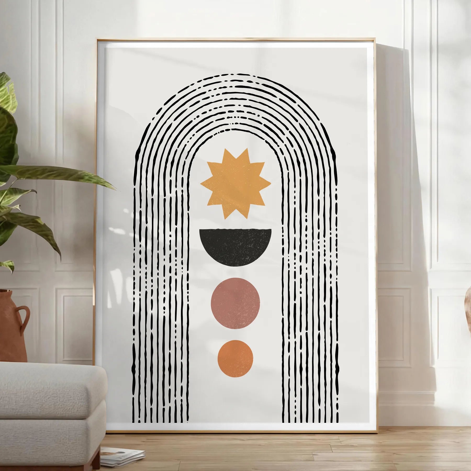 space Boho Abstract Art 10 poster stunning chic wall piece touch elegance room print ideal gift lovers perfect artwork decor