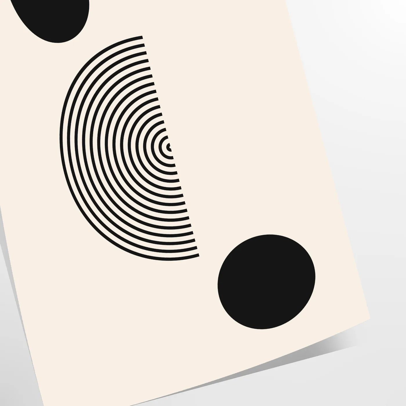 space Boho Abstract Art 14 poster intricate gray black designs captivating print perfect gift stylish addition room artwork framed masterpiece décor