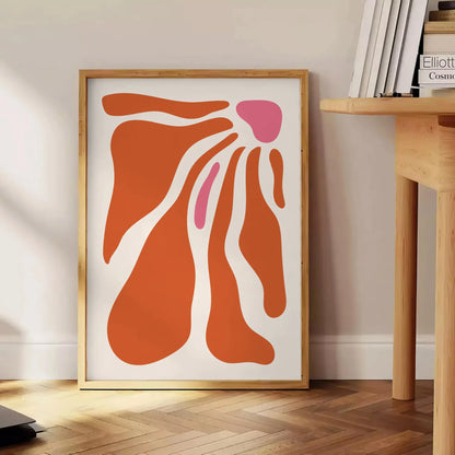 space Framed Boho Wall Art Poster captivating Abstract 19 design stunning home décor piece unique gift artwork vibrant creativity room